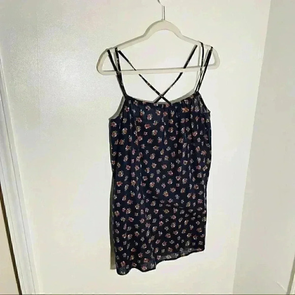 NEW Madewell Tie-Back Cover-Up Mini Dress Floral Print Beach Pool Floral Boho - Picture 3 of 7